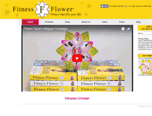 Tablet Screenshot of fitnessflower.com